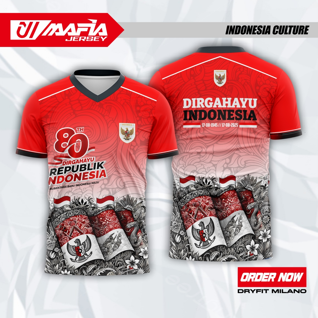 Kaos 17 Agustus 2026 | HUT RI Merdeka Desain Keren Terbaru