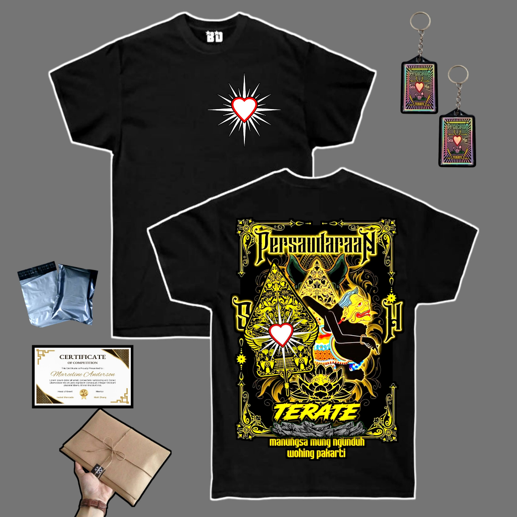 Kaos PSHT Terate Wayang  Kaos Pashter / KAOS PSHT(WAYANG) A-5 kaos terbaru kaos murah kaos keren kao