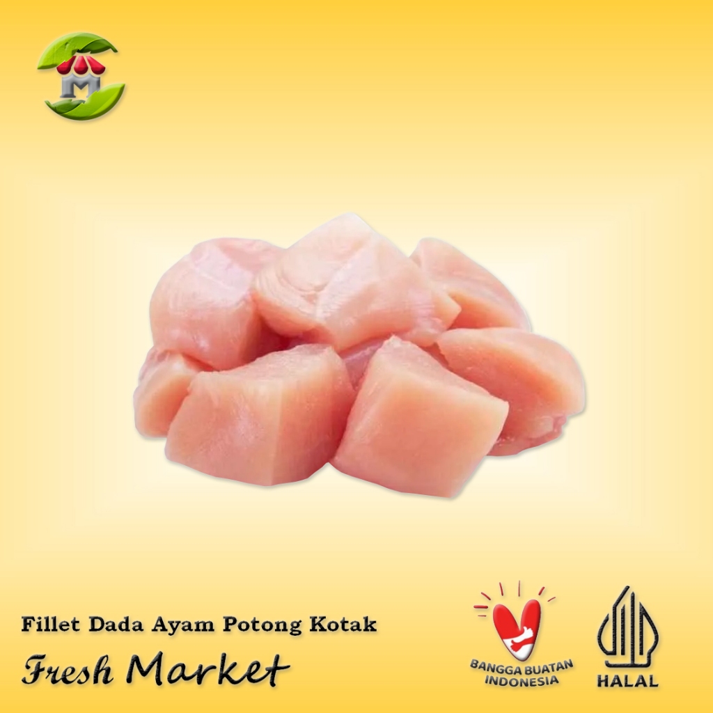 

[JAKBAR] Fillet Dada Ayam Potong Kotak Pack 950gr
