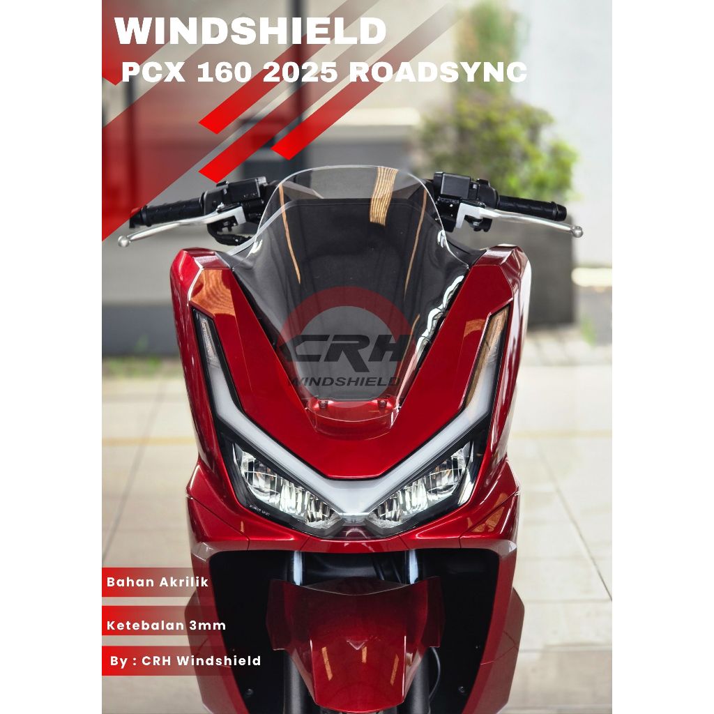 Windshield Honda PCX 160 2025 | Visor PCX 160 | Visor PCX 160 2025 | Visor PCX 160 Roadsync