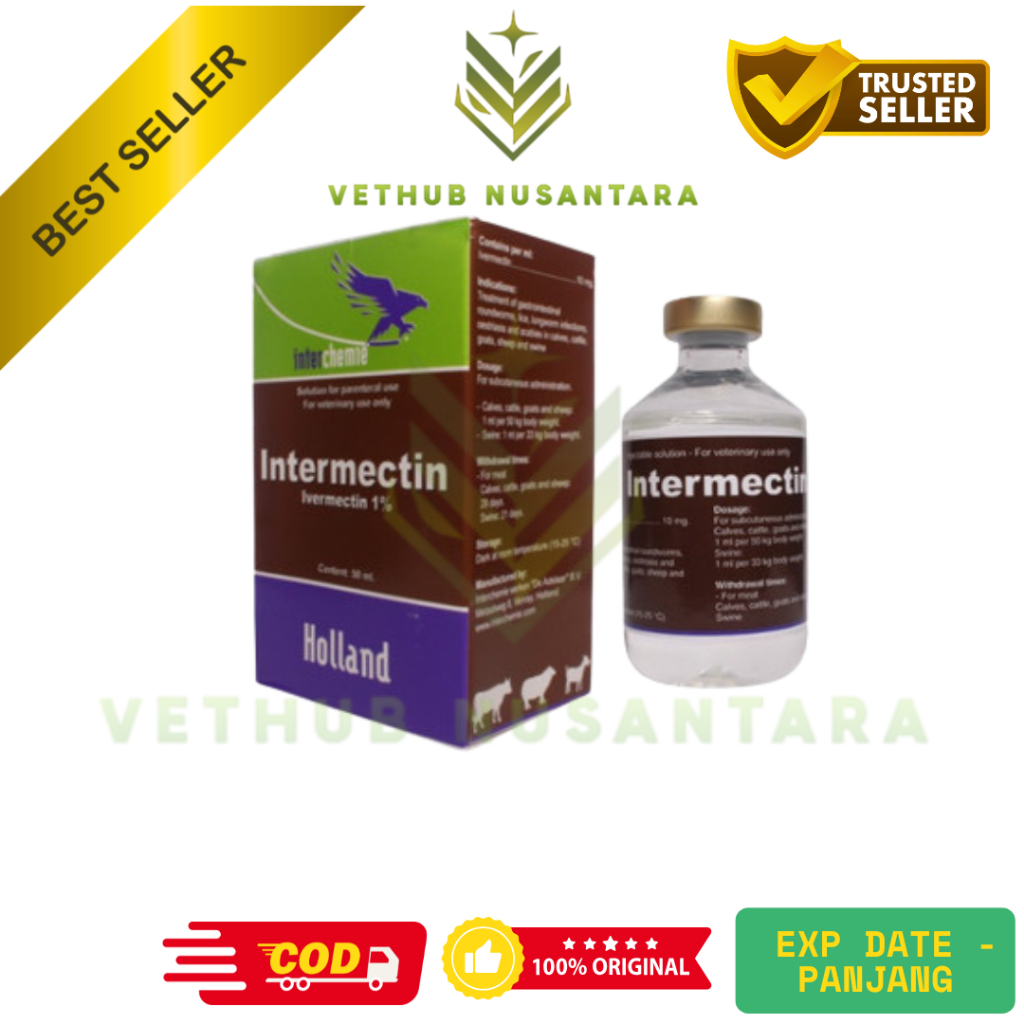INTERMECTIN 10 ml, INTERMECTIN 50 ml Holland ORIGINAL
