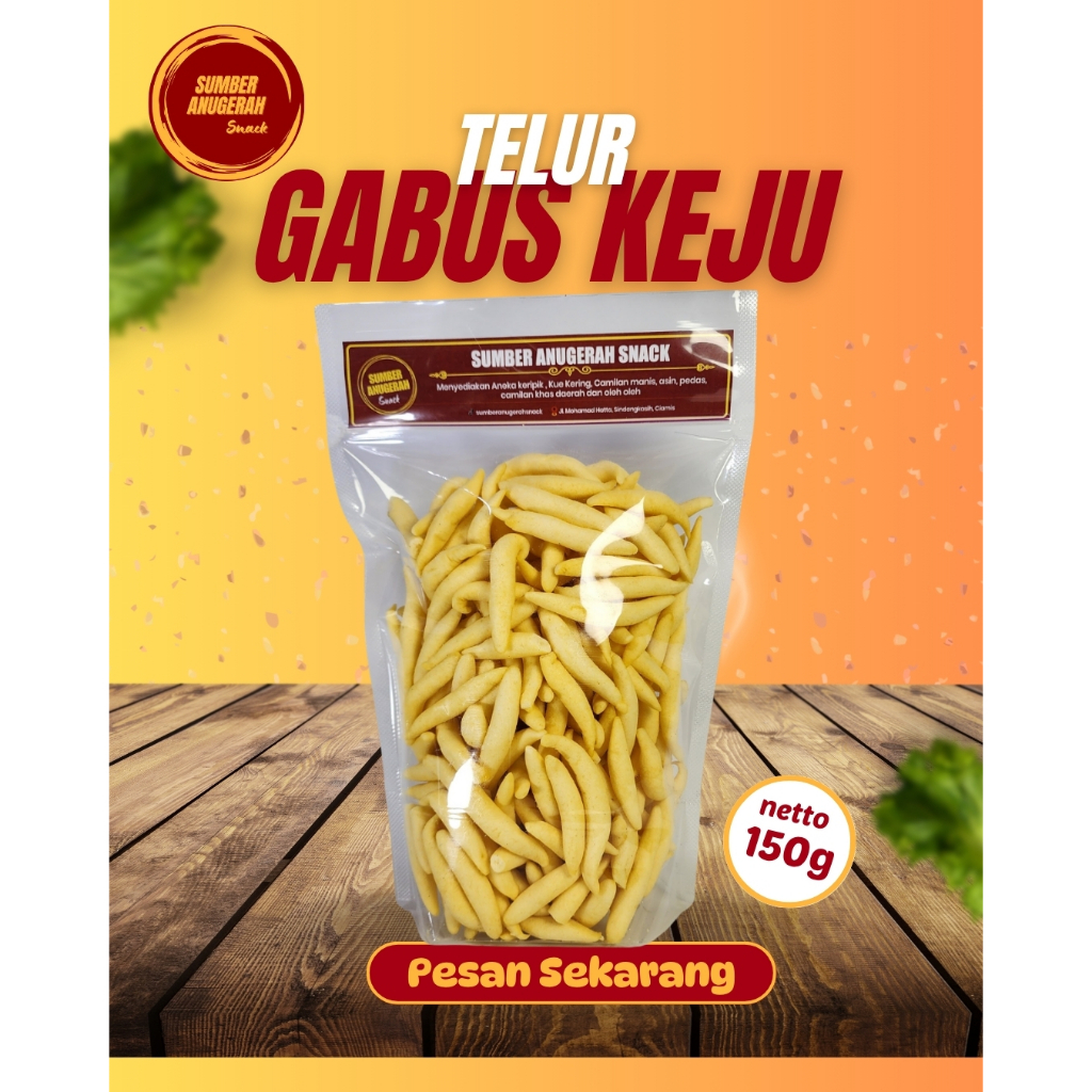

Telur Gabus Keju Asin Renyah/ Telor stik keju