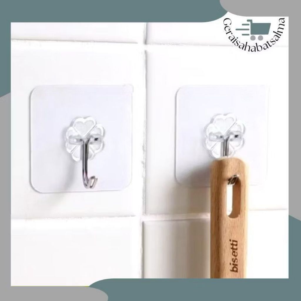 Gantungan Serbaguna Hook PAKU magic tempel kuat