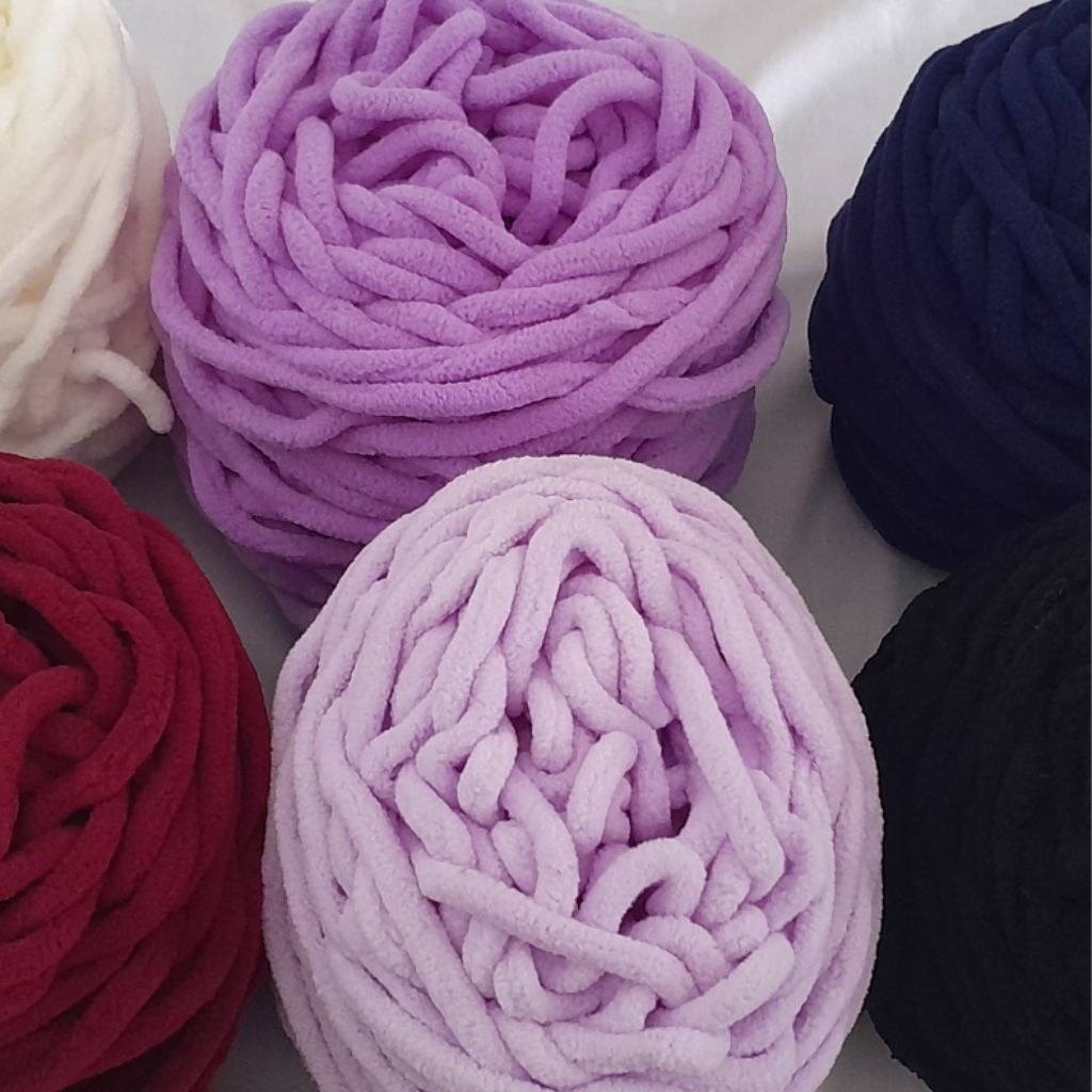 Benang Rajut Chenille/ Benang Chunky