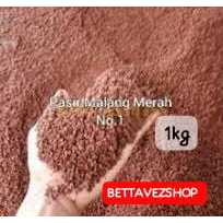 Pasir Malang merah no.0,5 no.1 1kg/pasir Aquascape/pasir aquarium 1kg