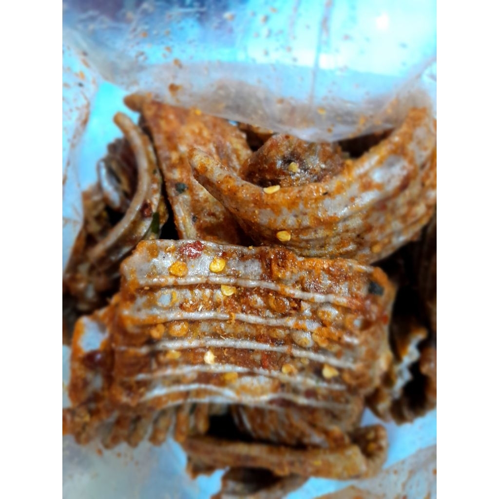 

Seblak kerupuk jengkol asbes yang Murcee dan gurih pedas/original