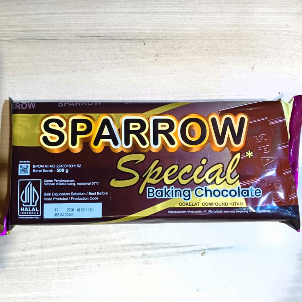 

Sparrow Coklat Compound Hitam 500gr / Coklat Sparrow 500gr