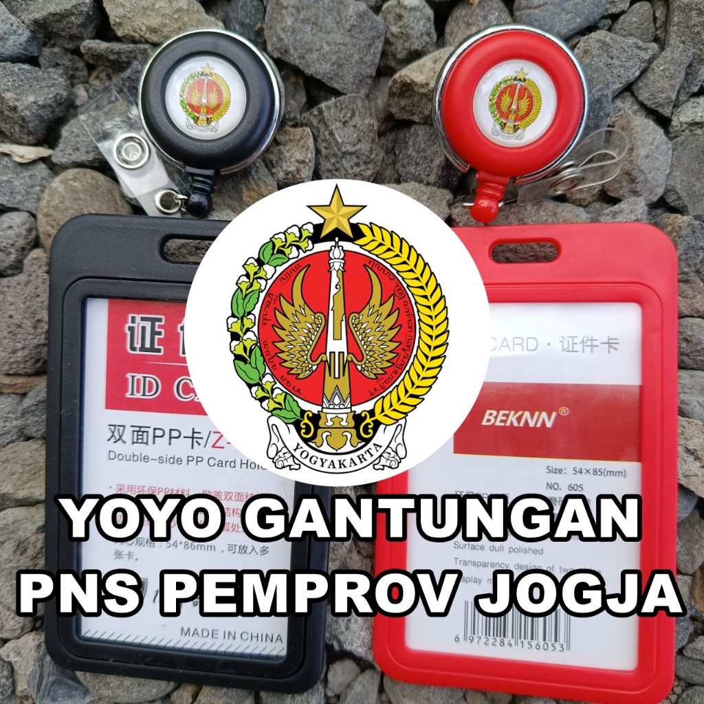 

Yoyo Holder Gantungan Id Card, Tanda Pengenal PNS, PPPK Pemprov Yogyakarta