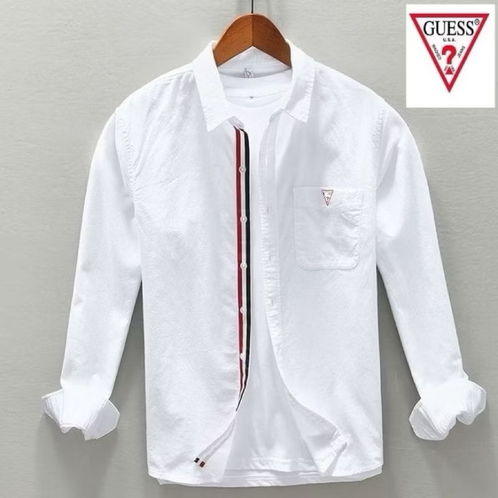 Hem Lengan Panjang Pria Modis Model Trendy Keren Atasan Lengan Panjang Terjamin Mewah Baju Lebaran