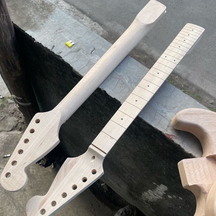 KODE G57D NECK MENTAHAN GITAR STRATOCASTER FENDER