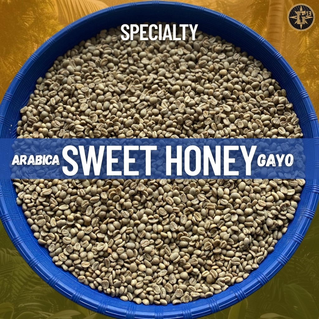 

KOPI GAYO ARABICA SWEET HONEY ARABIKA ACEH GREEN BEAN 1 Kg