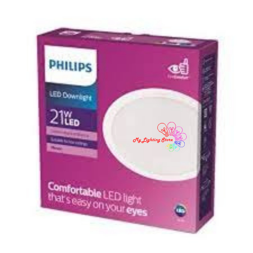 Philips Meson IB Inbow Lampu LED Downlight Philips Meson 21 W Watt 21Watt 6500 K Bulat Round
