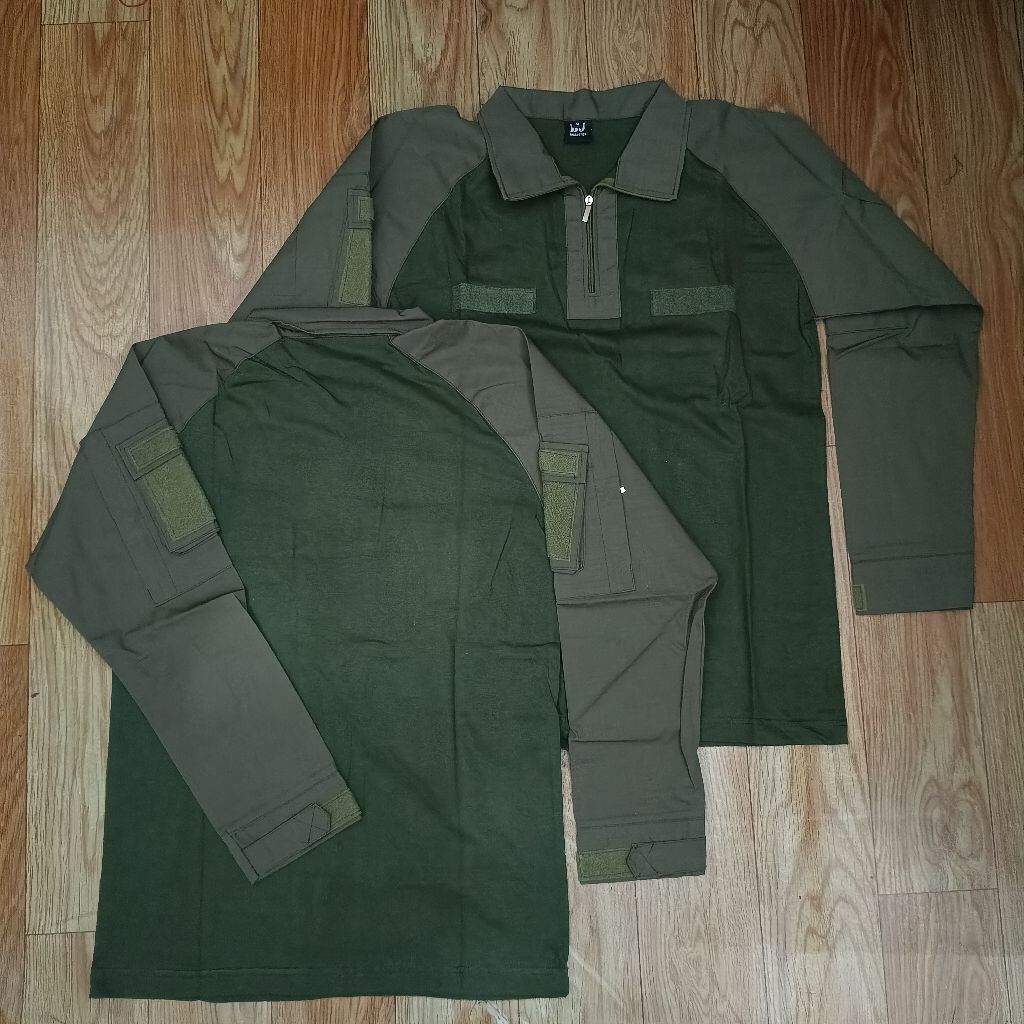 Kaos BDU Tactical Hijau Polos / Kaos Tactical / Kaos BDU