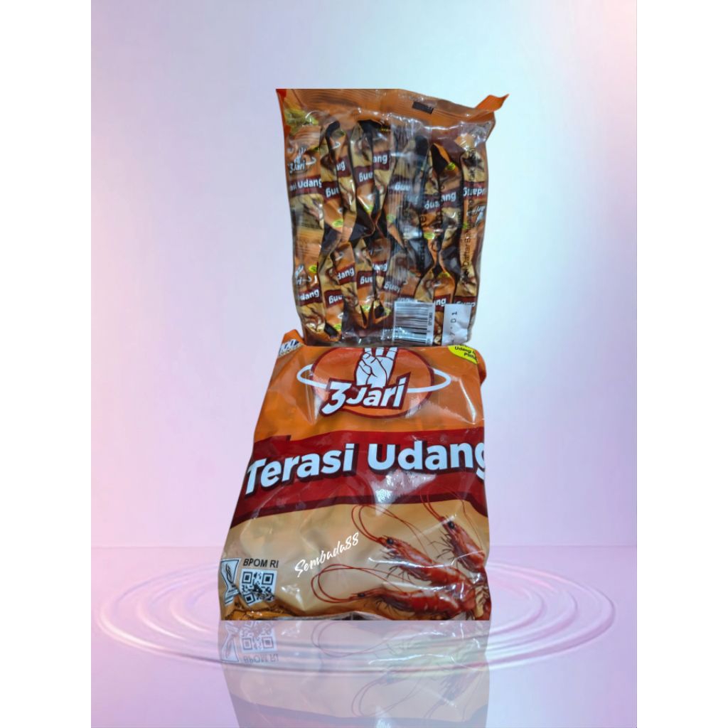 

TERASI UDANG CAP 3 JARI 4 GRAM X 20 PCS / TERASI UDANG