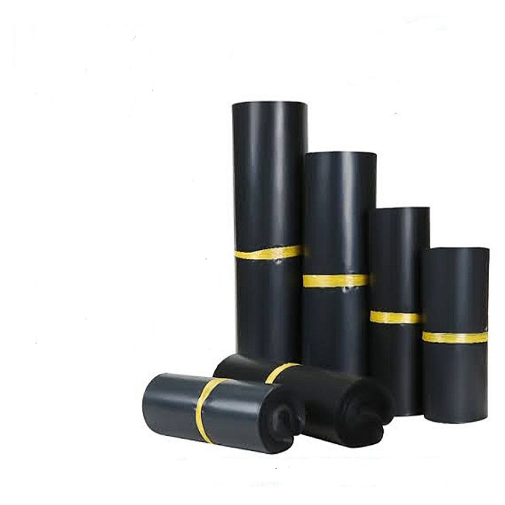 

PLASTIK POLIMAILER PREMIUM GLOSSY ISI 100 PCS WARNA HITAM GLOSSY DENGAN LEM plastik packing online shop