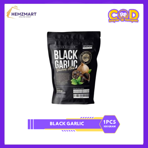

Almahera Allium Sativum Black Garlic Bawang Hitam 100gram