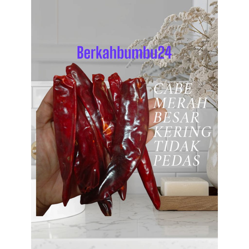 

( 1kg ) CABE MERAH BESAR KERING TANPA TANGKAI