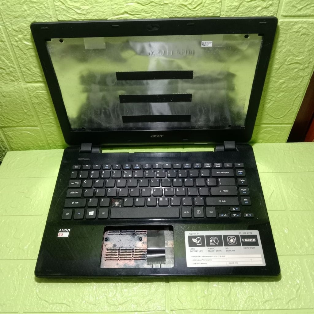 Kesing Case Casing Original Laptop Acer Aspire E5- 421 E5-471 E5-411