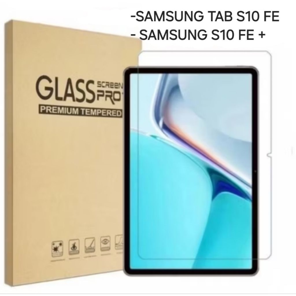 Tempered Glass Pelindung Layar Kaca Samsung Tab S10 Fe - Samsung Tab S10 fe Plus