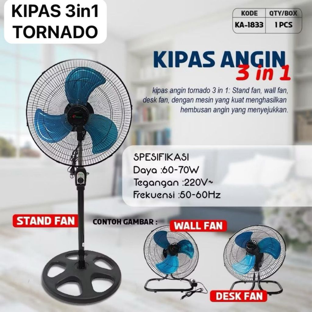 Kipas Angin tornado 3 in 1