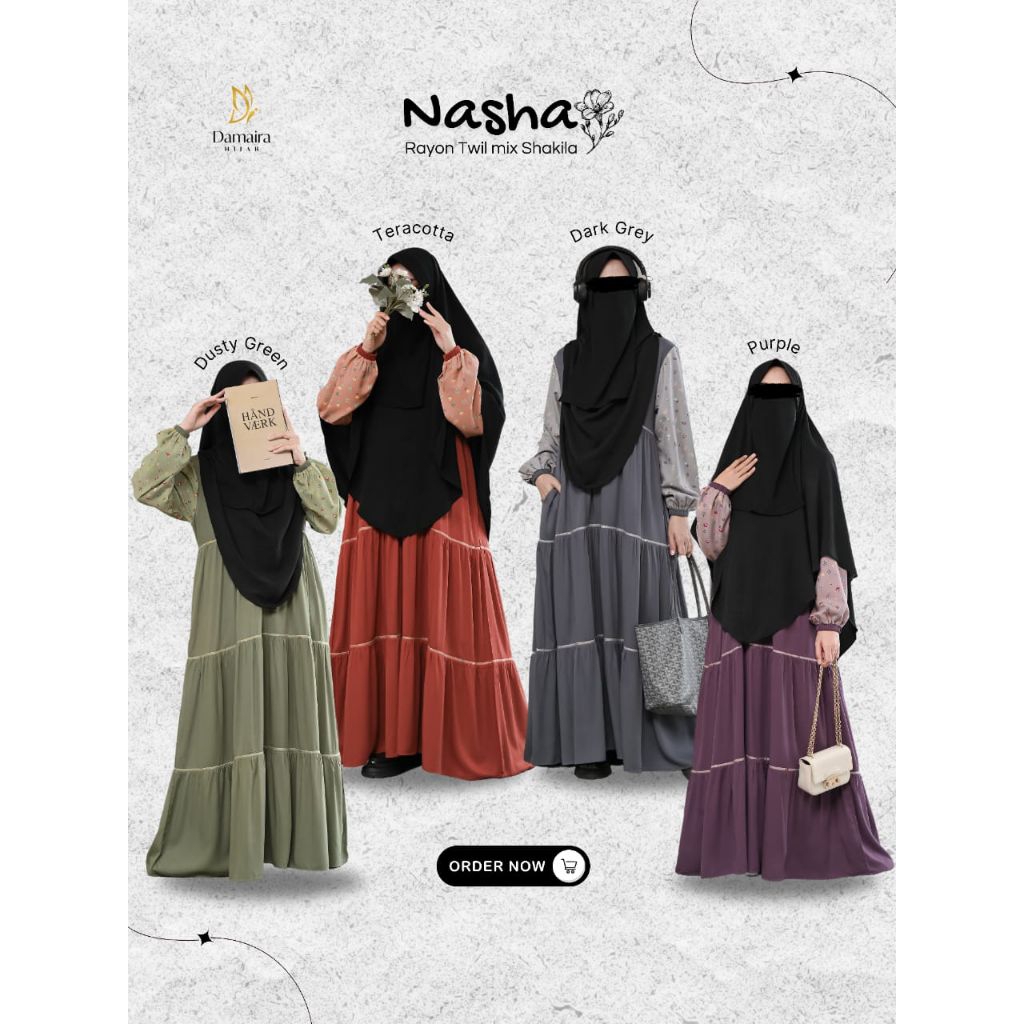 Gamis Nasha  by damaira hijab