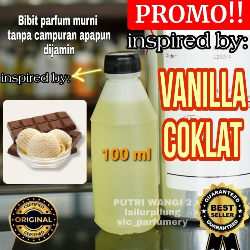 BIBIT PARFUM VANILLA COKLAT 100 ML