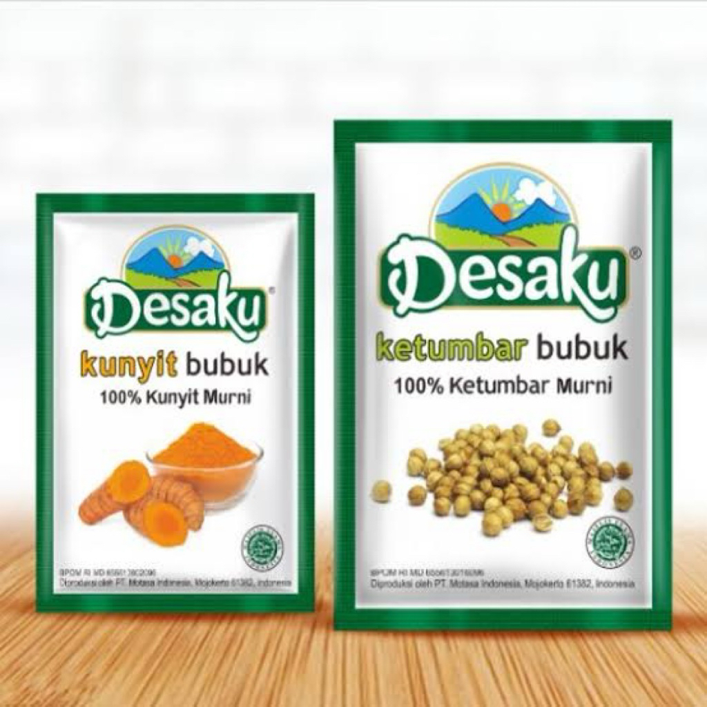

Desaku Kunyit Bubuk, Ketumbar Bubuk (12,5g)
