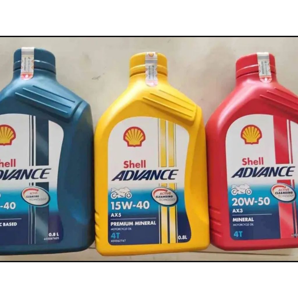 Oli mesin shell advance