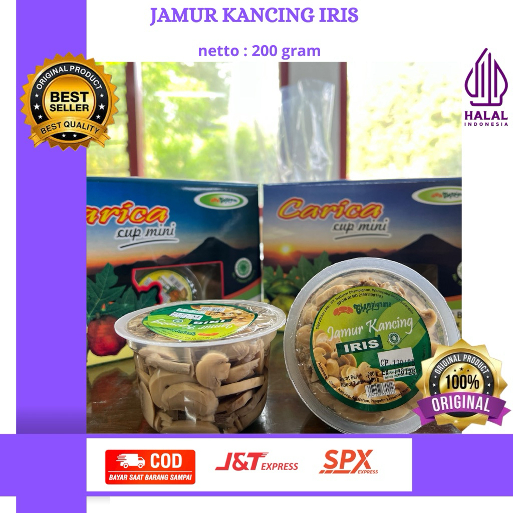 

JAMUR KANCING IRIS CUP KNF 200gram