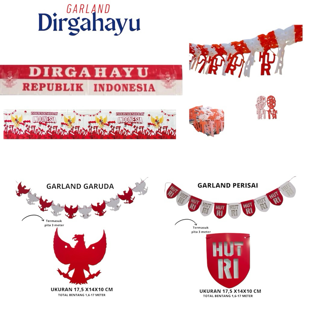 Garland Dirgahayu RI / HUT RI