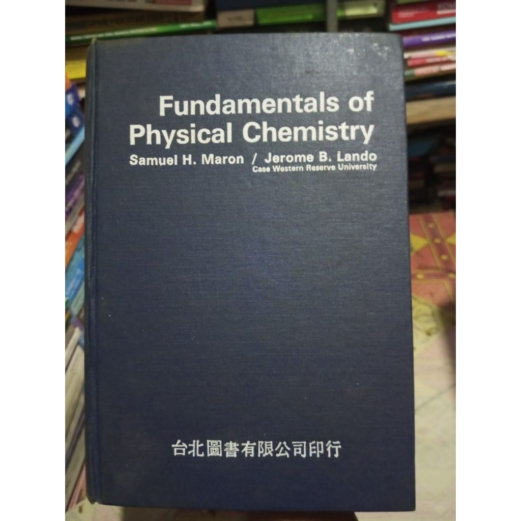 Buku original / buku teknik fundamentals of physical chemistry / HACD COVER