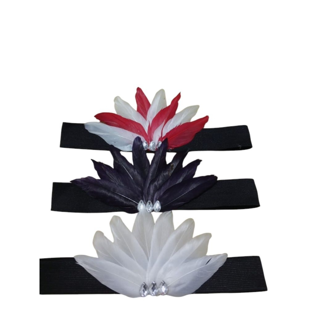 bando bulu angsa/hiasan kepala/bando anak/hiasan kepala anak/hiasan kepala dewasa/acara pesta anak/u