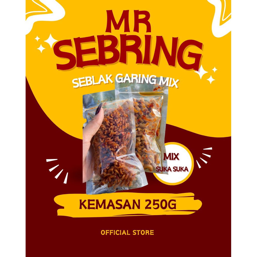 

Mr sebring | seblak garing mix 250g