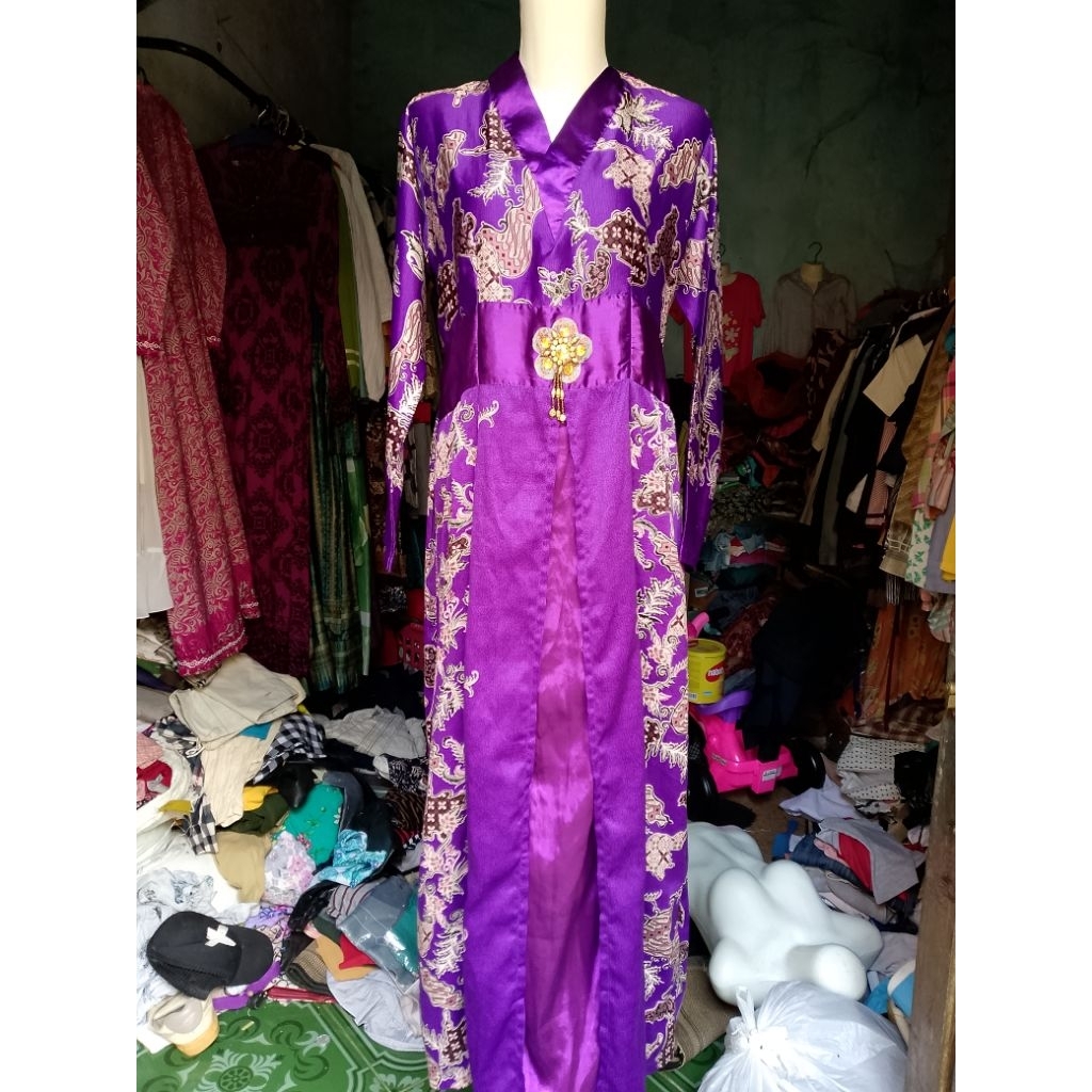 gamis bahan satin sutra