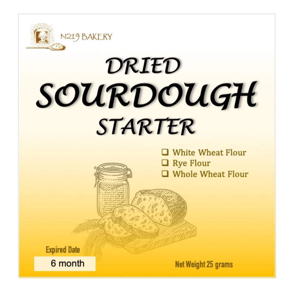 

Starter Sourdough Alami (kering) untuk bahan Roti Sehat Sourdough dan Roti Pizza Artisan