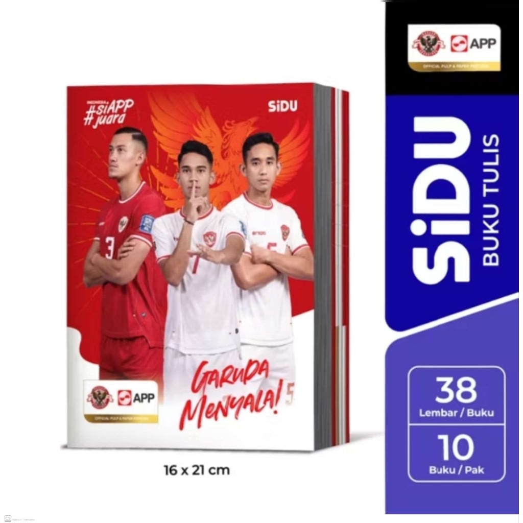 

Buku Tulis SIDU 38 Lembar 1 Pack Isi 10 Buku