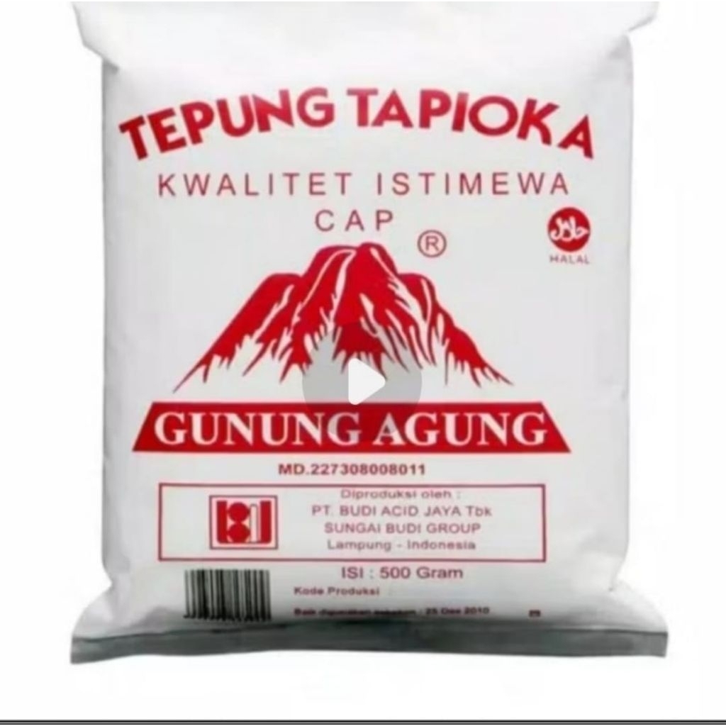 

TEPUNG TAPIOKA GUNUNG AGUNG 500 GRAM