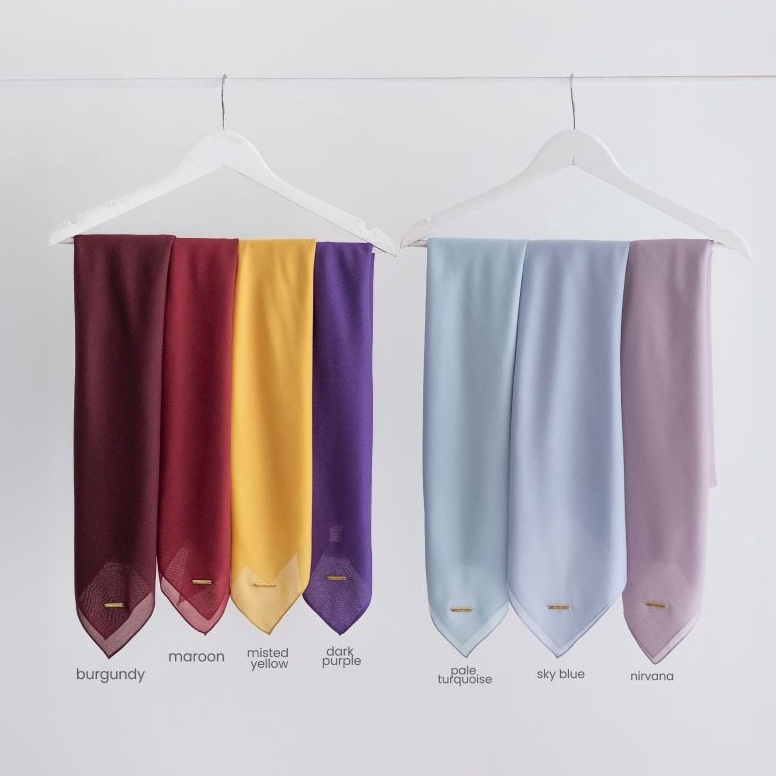 KODE T4S Hijab Polos Segi Empat Deenay Maroccan Series