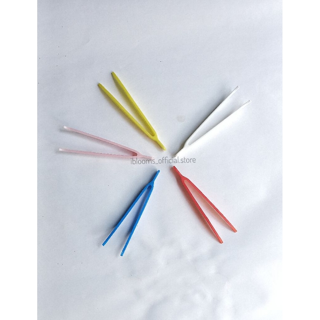 Capit Mainan Anak Pinset Plastik Mainan Kids Tweezer Mencapit Biji-bijian