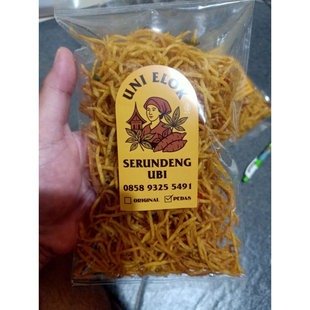 

KERIPIK SERUNDENG UBI UNI ELOK 1 KG
