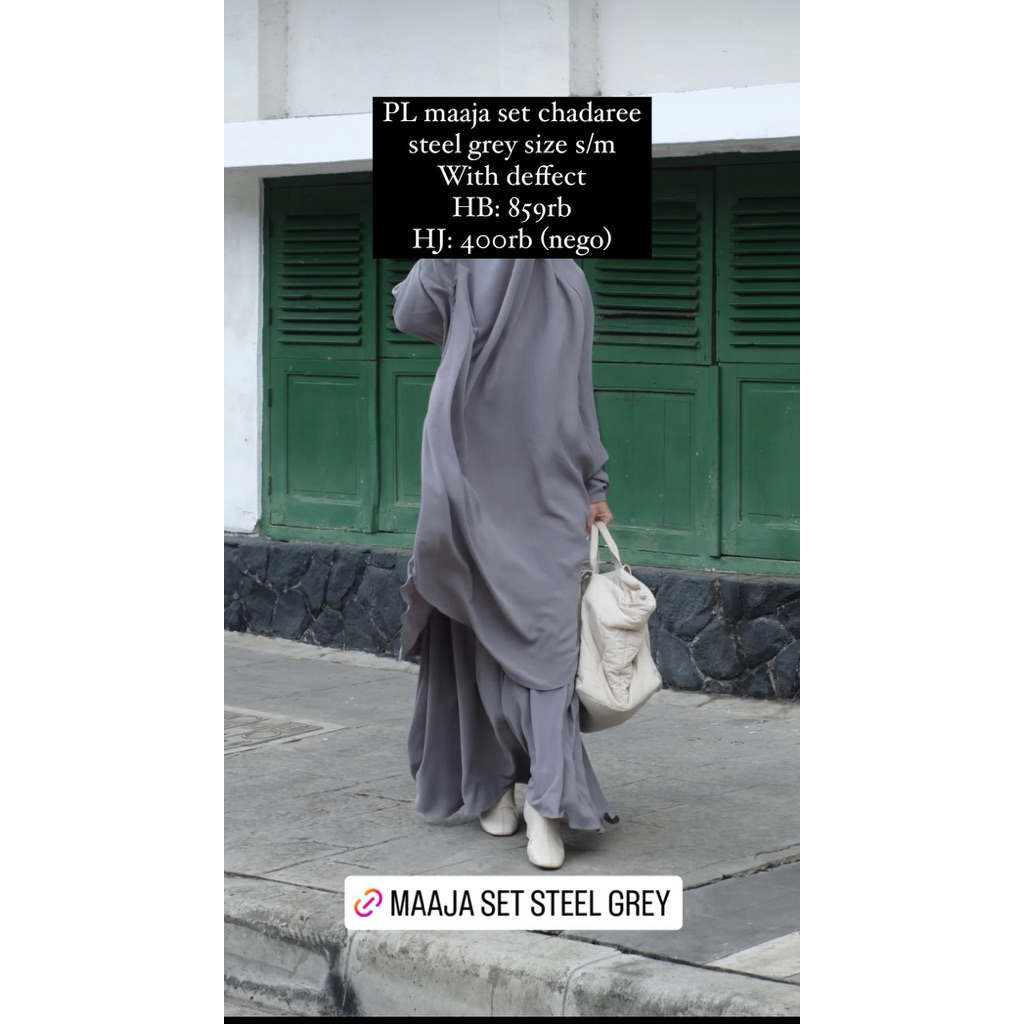 PL Maaja Set Steel Grey Chadaree