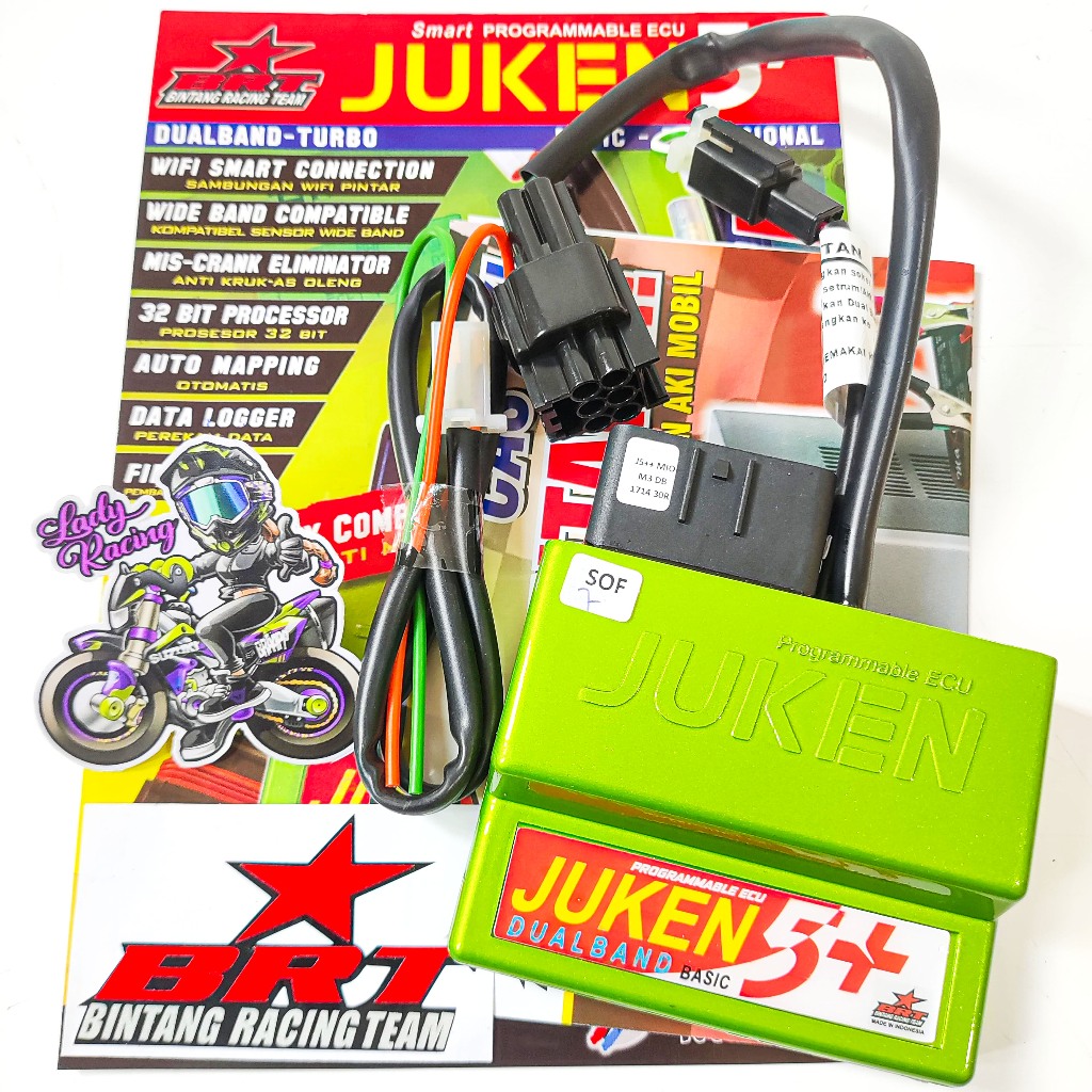 ECU JUKEN 5++ PLUS BRT MIO M3 / MIO SOUL GT 125 / XRIDE 125 / FINO 125