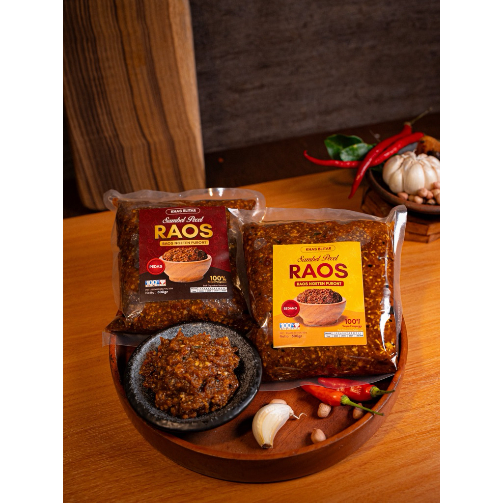 

Paket 1kg Sambel Pecel Raos | 500gr @2pcs