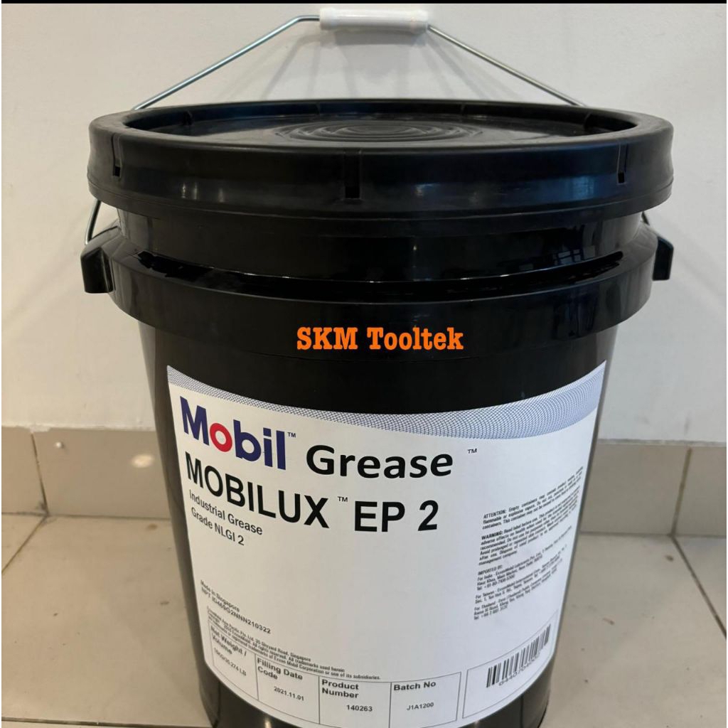 Mobile Grease Mobilux EP 2 Industrial Grease Grade NLGI 2 (16kg)