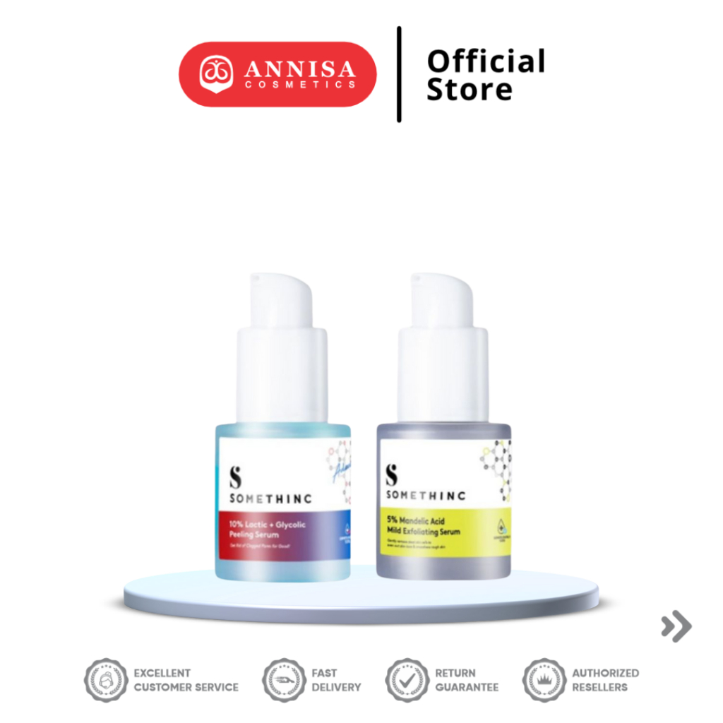 SOMETHINC 5% Mandelic Acid Mild Exfoliating Serum || SOMETHINC 10% Lactic + Glycolic Peeling Serum 2