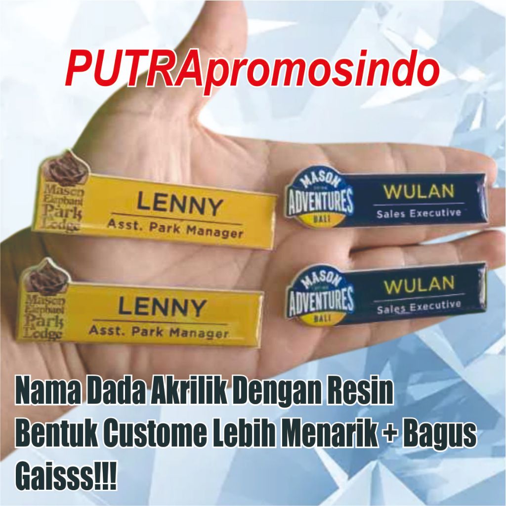 

NAMA DADA I PAPAN NAMA I NAME TAGE I PERUSAHAAN I RESIN I PENITI I KANTORAN I HOTEL I SEKOLAH I UNIVERSITAS I PESANTREN I INSTANSI I TOKO I SALON I BOUTIQUE I EO EVENT ORGANIZER I SEKOLAHAN I KAMPUS I DOSEN I GURU I