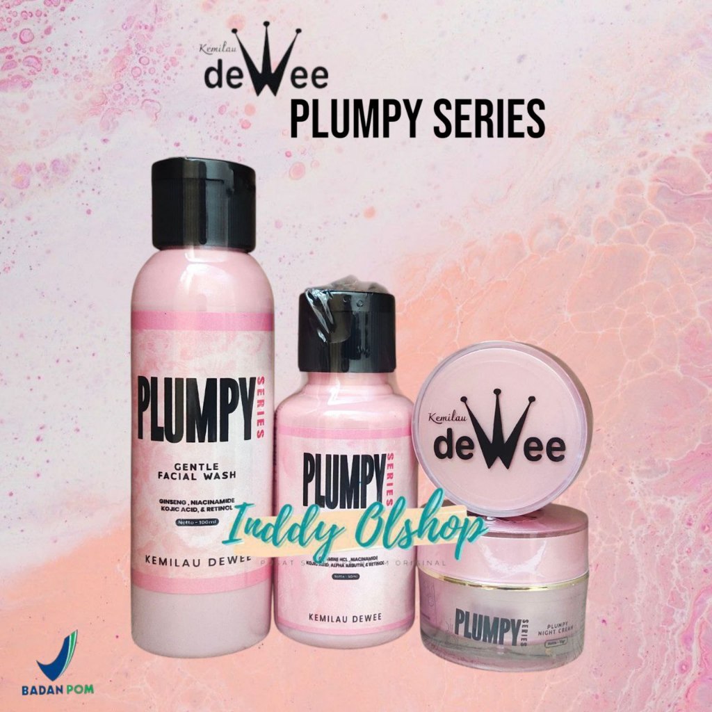(KEMASAN BARU) (100% ORI) Plumpy Kemilau Dewee Skincare Original Bpom / Cream Kemilau Dewee Skincare