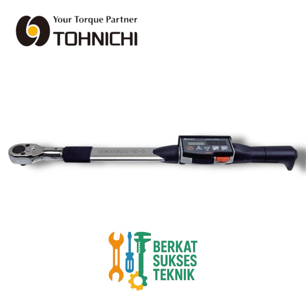 Kunci Torsi Digital Tohnichi CEM200Nx19D-G Tohnichi Digital Torque Wrench