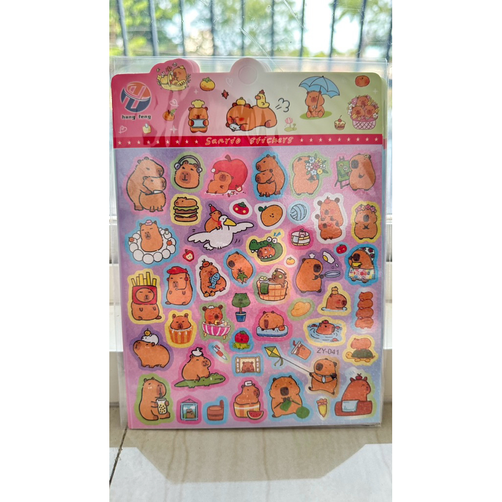 

STIKER LEBAR 15cm Lucu Karakter Kartun Gemas | Capybara Kuromi Sanrio Sticker ZY Series