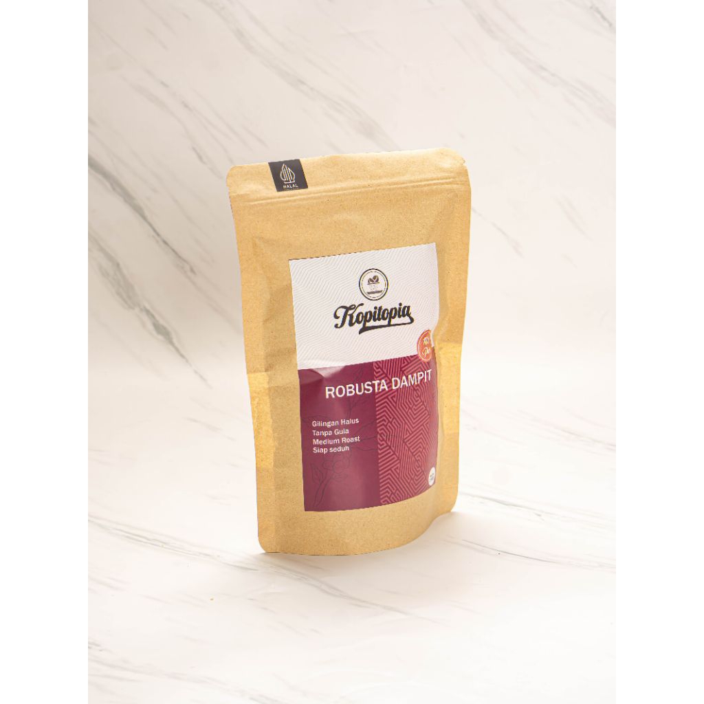 

Kopi Bubuk Robusta Dampit 100% Kopi Murni 100gram